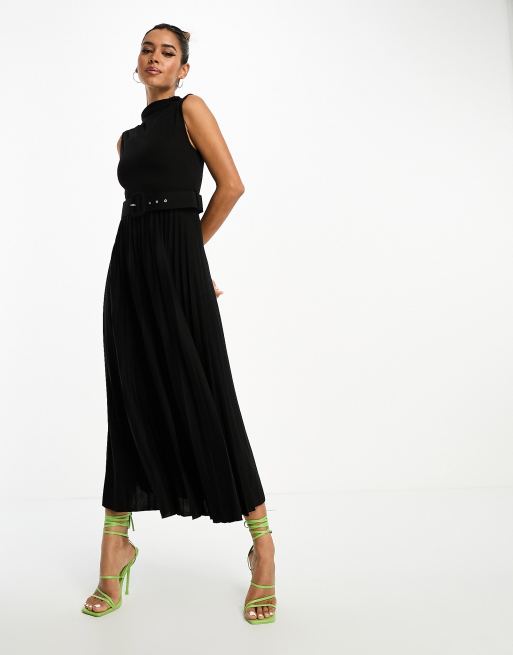 Asos midi dress with 2025 full skirt and belt