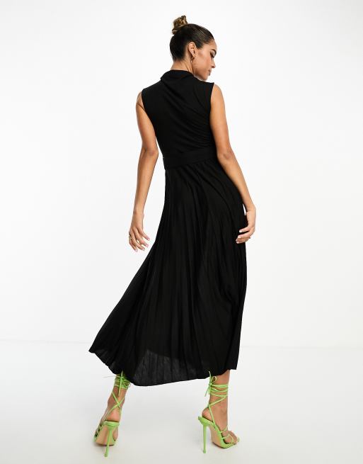 Asos midi dress with hotsell full skirt and belt