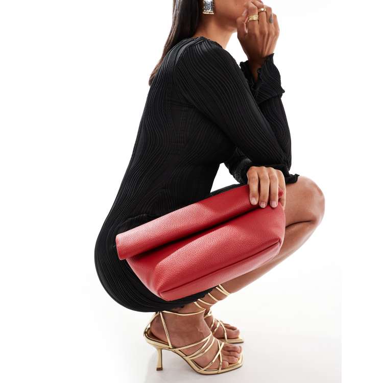Asos navy clutch bag clearance