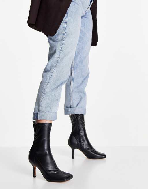 Asos square toe clearance boots