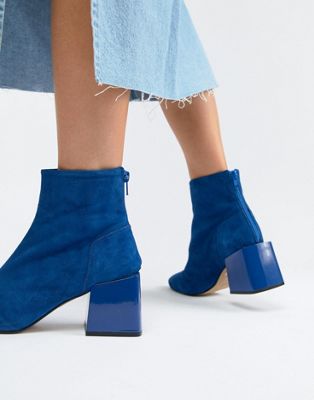 asos blue boots