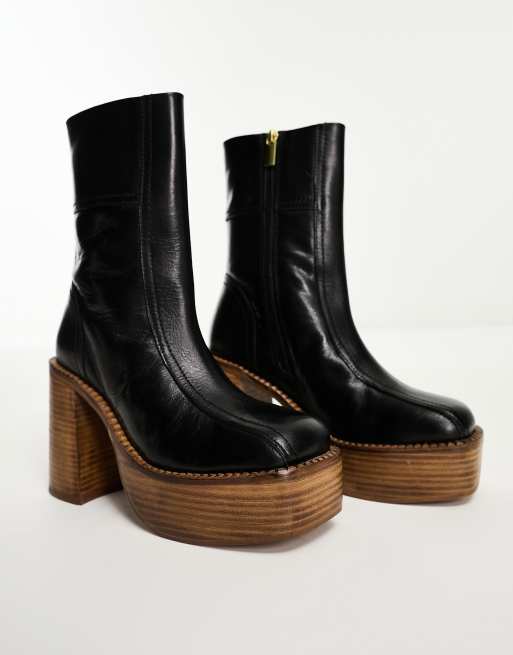 Asos hotsell platform booties