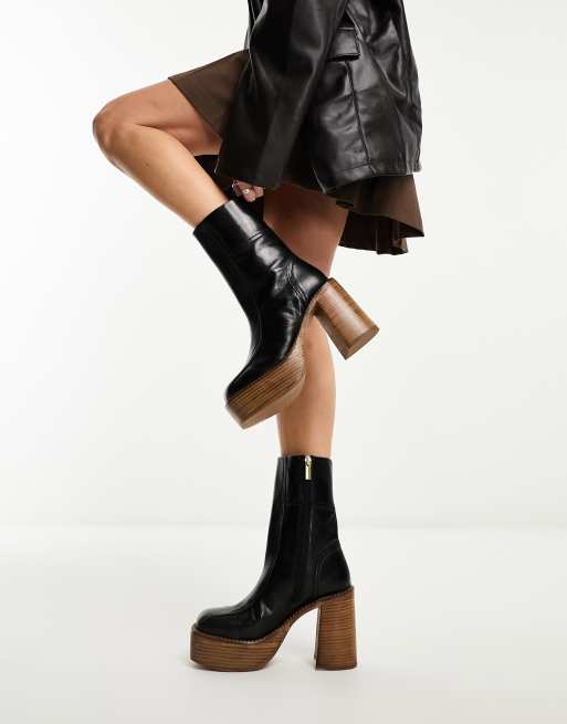 Asos hot sale platform booties