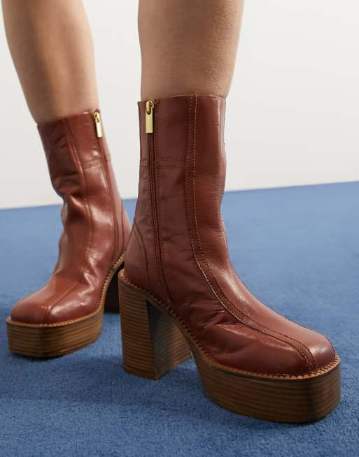 Asos on sale platform boots