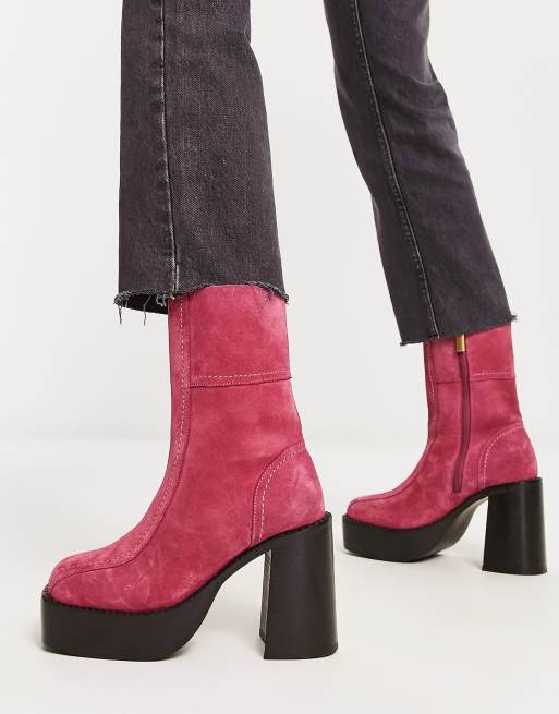 Asos suede outlet boots