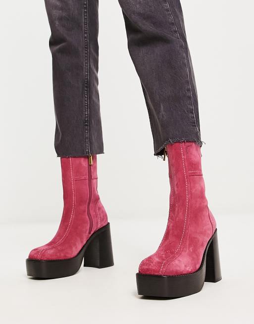 Suede hot sale boots asos