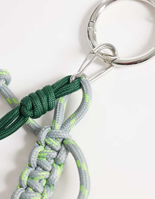ASOS DESIGN rope and star bag charm in multi, 3 of 3