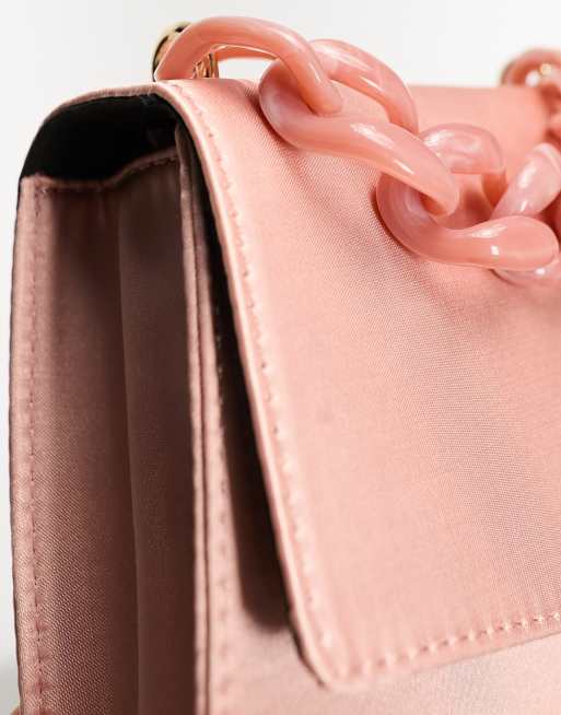 ASOS DESIGN - Rosa crossboy-taske med aftagelig strop og hank i resin, 3 af 4