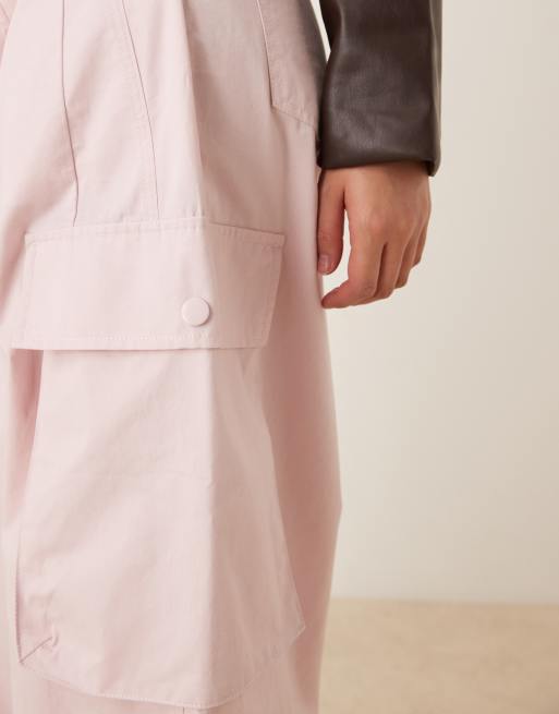 ASOS DESIGN - Rosa oversized ballonbukser med lommedetaljer, 4 af 5