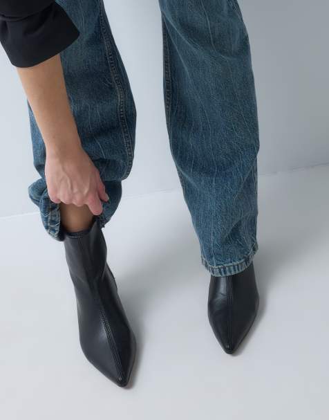 ASOS DESIGN Rosia stivaletti con tacchetto in nero - view 1