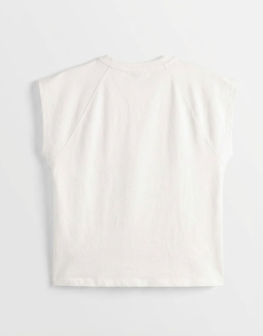 ASOS DESIGN – Roströd, kraftig, kort T-shirt med boxig passform och raglan-ärmar, 6 av 8