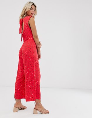 roter jumpsuit asos