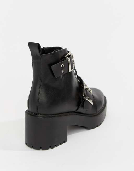 Asos buckle cheap ankle boots