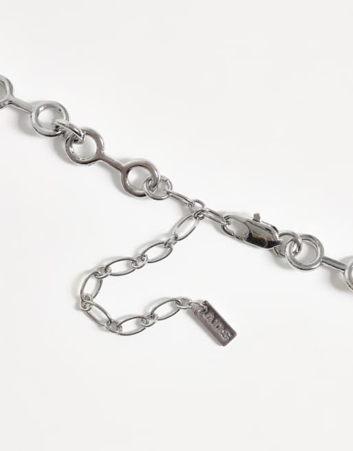 ASOS DESIGN round link chain necklace in silver, 2 of 4