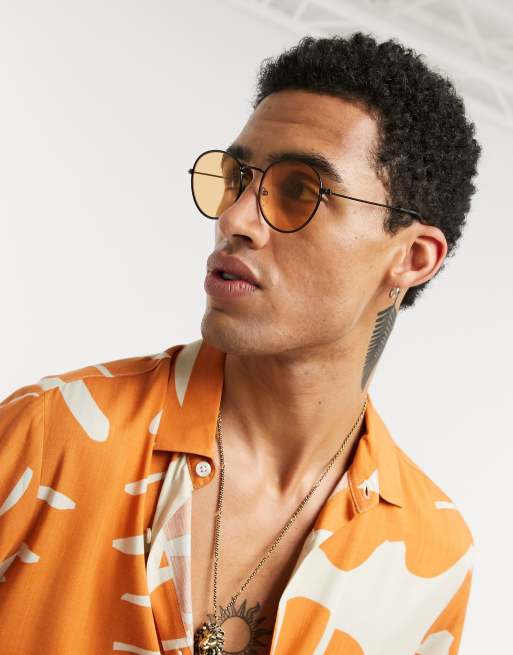 Orange hotsell sunglasses mens