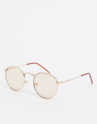 round tinted sunglasses