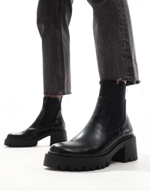 ASOS DESIGN – Rowan – Svarta, grova chelseaboots, 3 av 4
