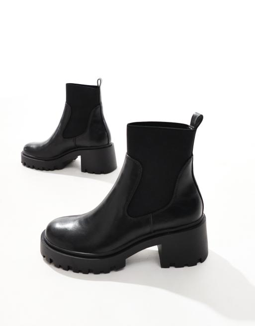 ASOS DESIGN – Rowan – Svarta, grova chelseaboots, 4 av 4