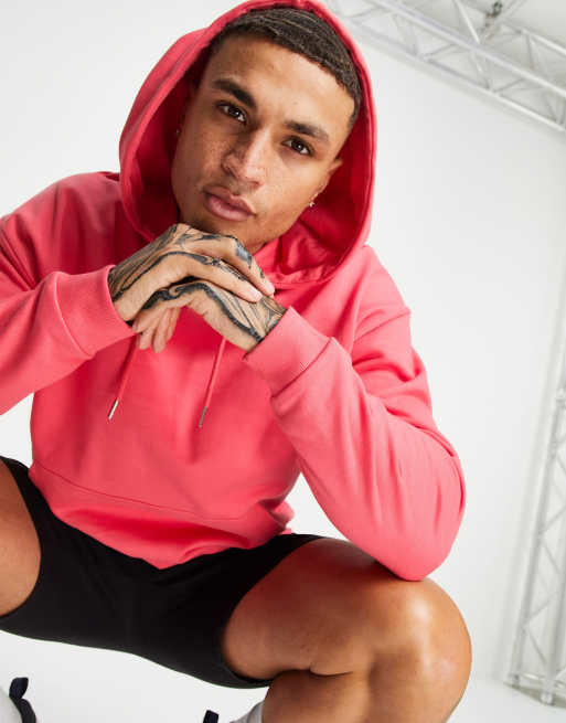 ASOS DESIGN – Różowa bluza z kapturem oversize, część zestawu – PINK