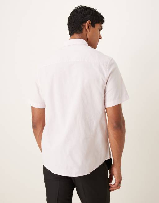 ASOS DESIGN – Różowa koszula Oxford z krótkim rękawem, 3 z 5