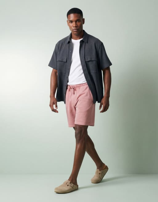 ASOS DESIGN – Różowe dżersejowe szorty oversize z kieszenią z tyłu, 9 z 12
