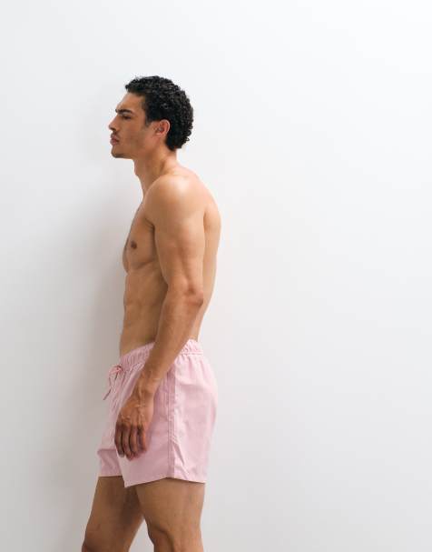 ASOS DESIGN – Różowe krótkie szorty kąpielowe - view 1