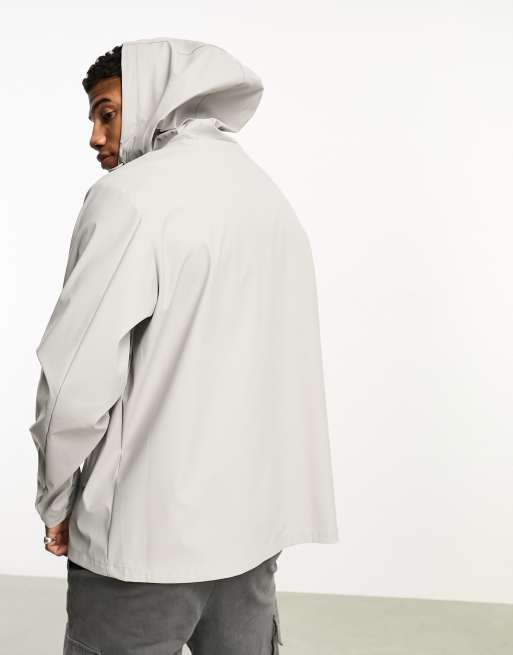 White rubberised hotsell rain mac