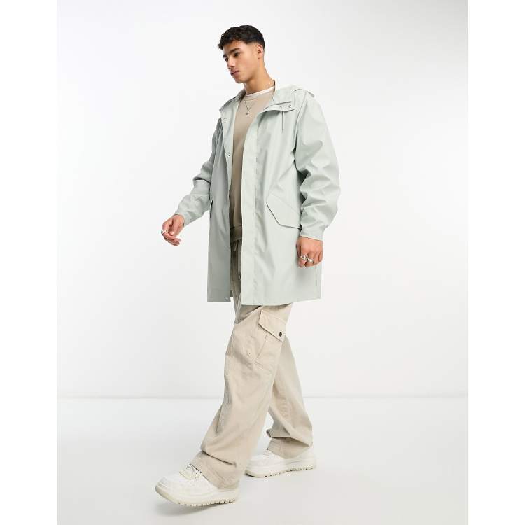 Mens store rubberised raincoat