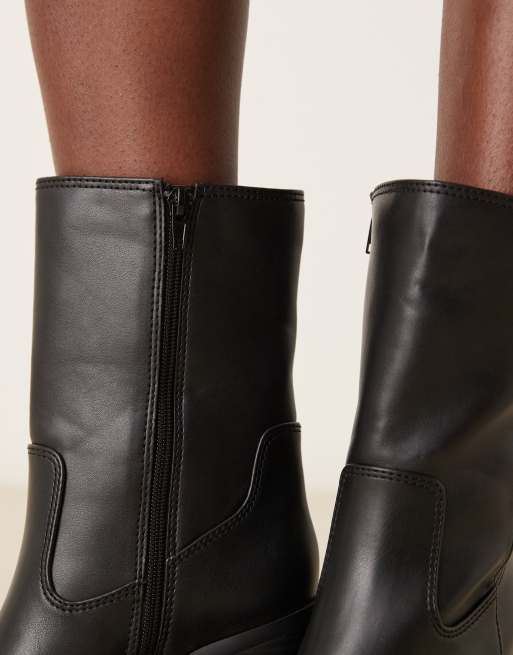 ASOS DESIGN - Ruby - Stivaletti neri con tacco largo, 3 di 4