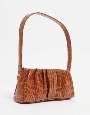 tan croc bag