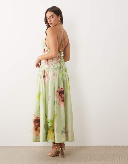 a line chiffon beach wedding dress Lace Boho Dresses PW287 Color:Bright Yellow NONE For Pregnant Women Beaded wedding dress Zara Satin Backless Slip