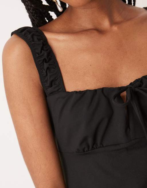 asilio asymmetric mini dress Émeline asymmetric mini dress L / Black