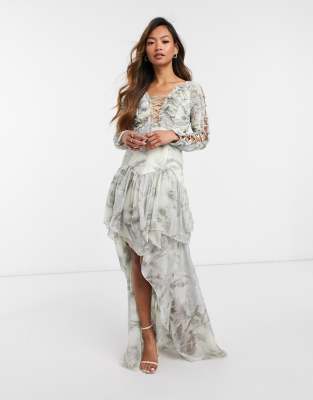 asos chiffon dress