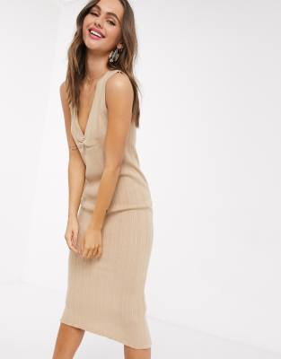 asos knitted midi dress