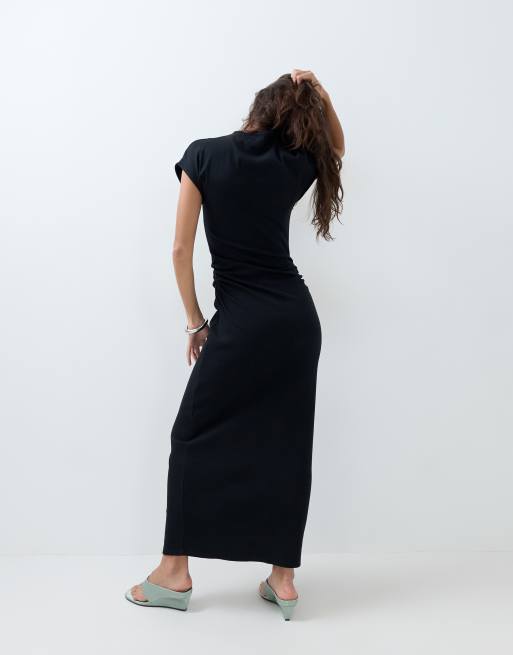 ASOS DESIGN ruched front midi dress, 2 of 5