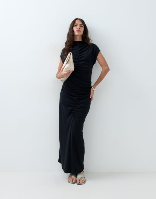 ASOS DESIGN ruched front midi dress, 5 of 5