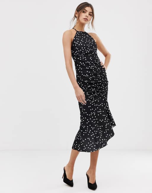 Asos polka dot clearance dress