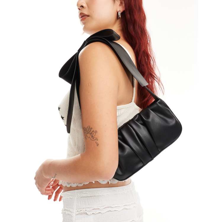 [ ] Ruched Shoulder Bag ★大人気★ 206134258-1-black?$n_750w$&wid