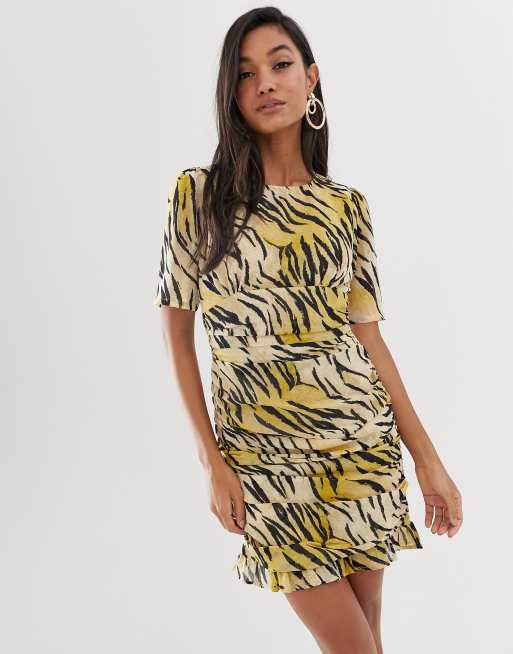 Tiger print store dress asos