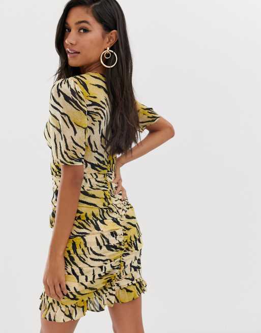 Asos tiger outlet print dress