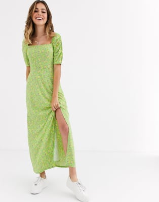 asos green tea dress