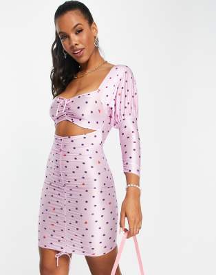 asos heart dress