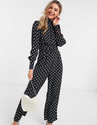polka dot jumpsuit asos