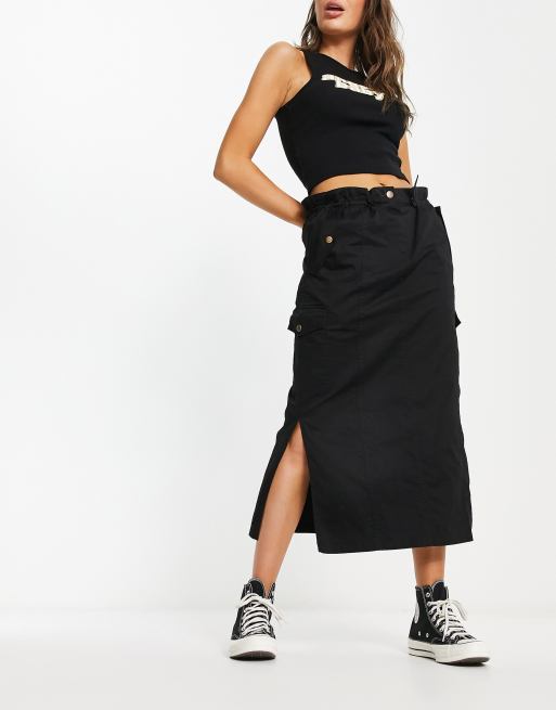 Ruched waist hotsell skirt and top