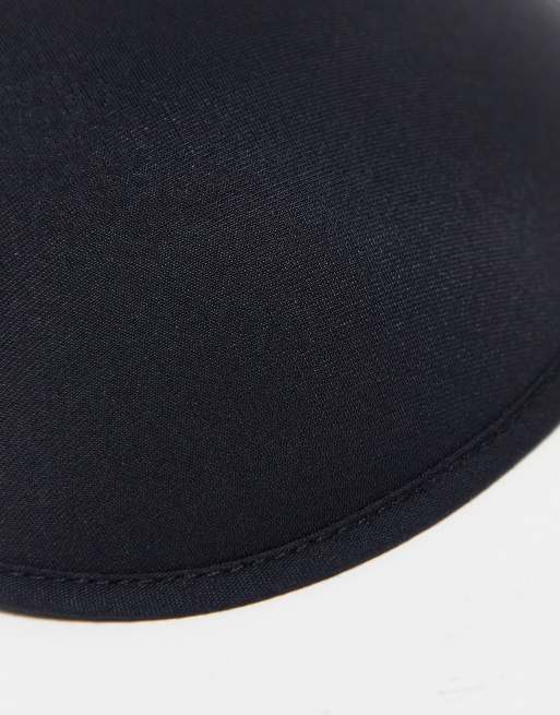 ASOS DESIGN – Rückenfreier Haftschalen-BH ohne Träger in Schwarz, 3 von 4