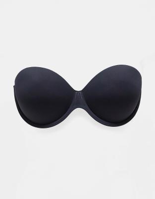 ASOS DESIGN - Rückenfreier Push-up-BH in Schwarz-Black