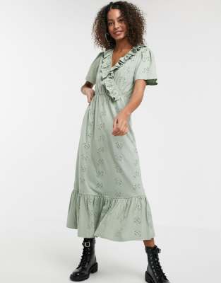 asos sage dress