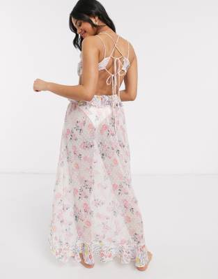 asos chiffon maxi dress