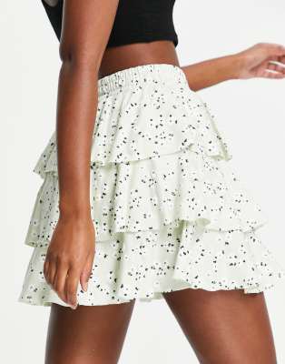 asos ruffle skirt