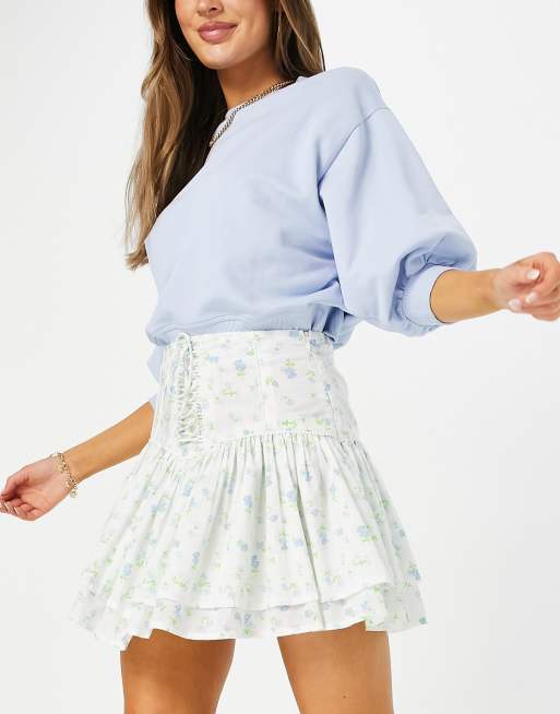 Floral skirt asos hotsell